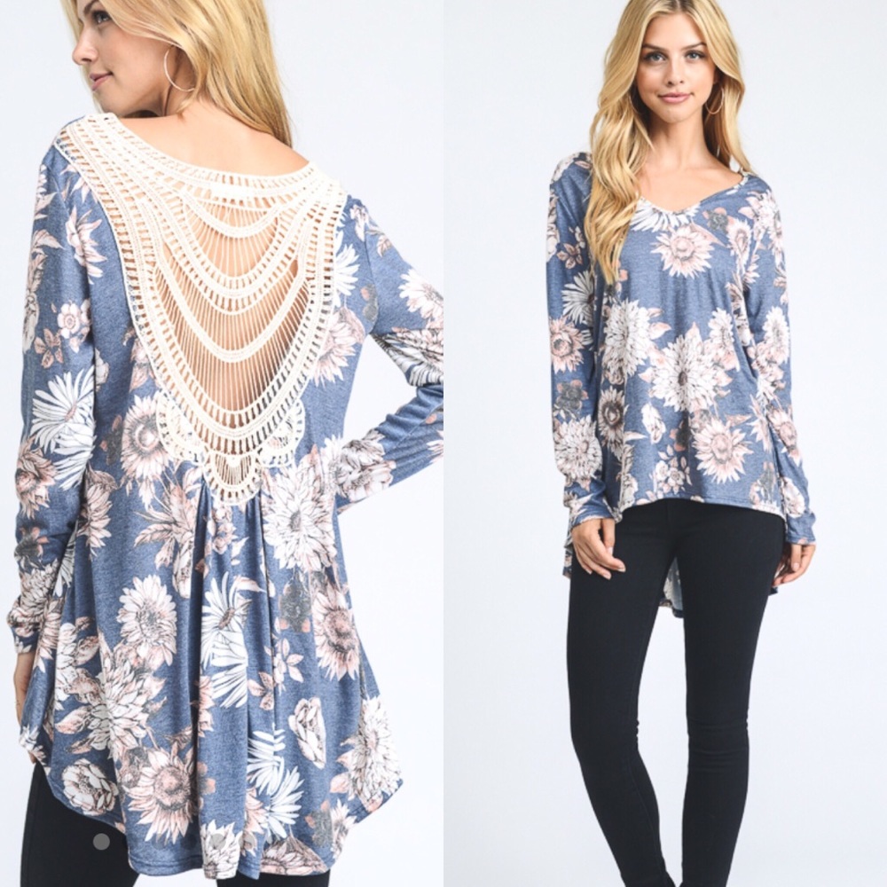Magnolia Lace back tunic